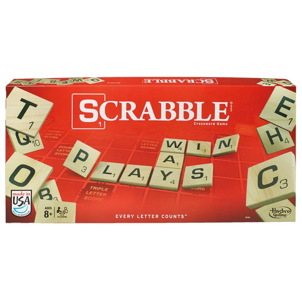 NEW & SEALED! Classic Scrabble Crossword Board Game by Hasbro